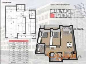 Nova Detelinara,trosoban,izgradnja,povrat PDV-a